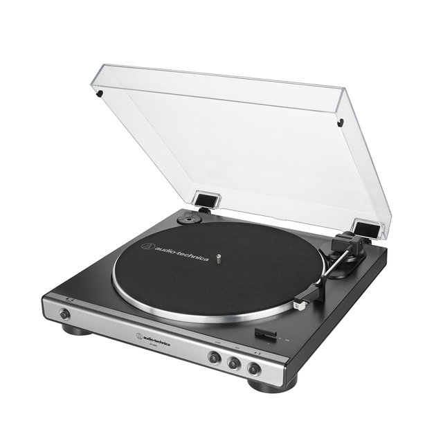 AT-LP60X GM 입문용 완전 자동 벨트 드라이브 턴테이블 건메탈