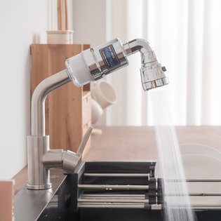 워터웰 요리수 필터 자바라 타입 핸디형 염소 녹물제거