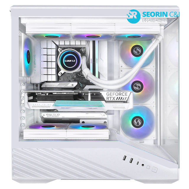 [서린공식] LIAN LI Vector V100 ARGB 화이트