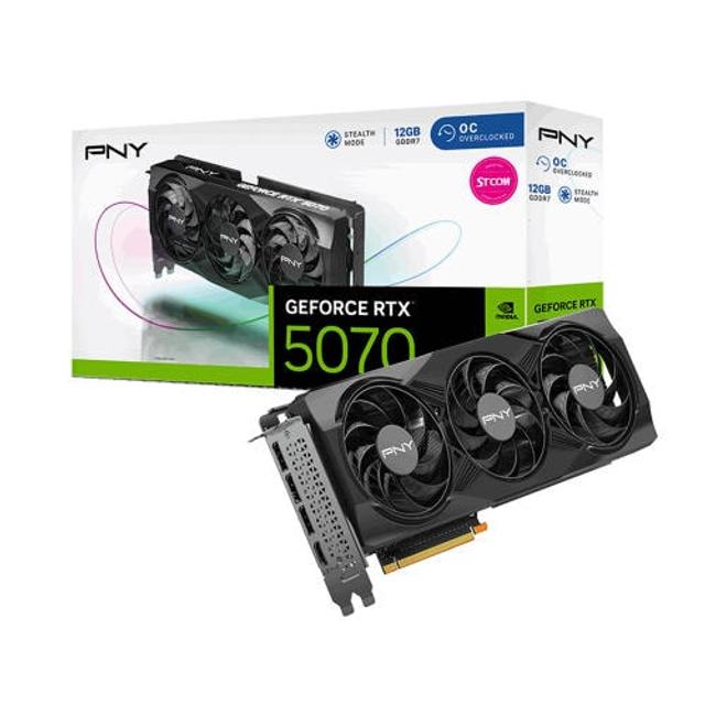 PNY 지포스 RTX 5070 OC D7 12GB Triple Fan STCOM