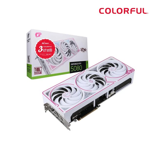 COLORFUL iGame 지포스 RTX 5080 ULTRA OC D7 16GB White 피씨디렉트