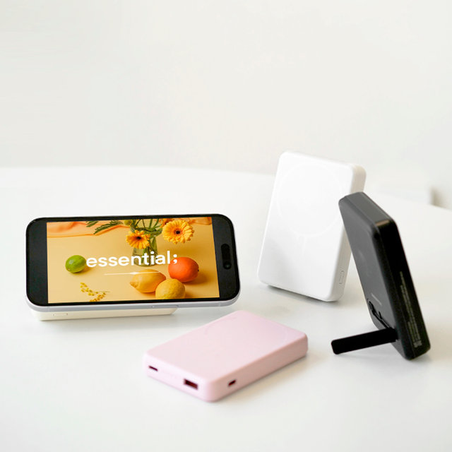 PD 20W 맥세이프 유무선 거치식 보조배터리 10000mAh I STPB-MP10S