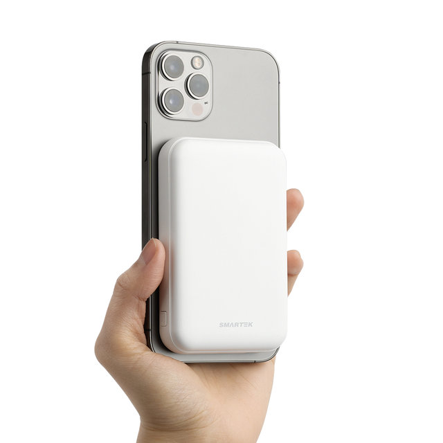 [스마텍] [본사] 마그네틱 아이패드 프로/에어 고속충전 보조배터리 5000mAh STPB-MS5