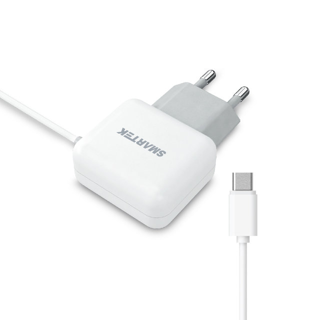 [스마텍] [본사] 가성비 10W 2A/5V C타입 일체형 충전기 I C타입 전용 충전기 STC-3000A