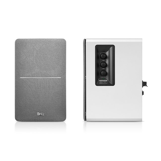 BR-1600BT 2채널 북셸프 블루투스 PC스피커 화이트