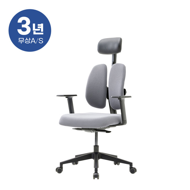 [비밀특가] 듀오백 D2500G-AS 사무용 컴퓨터 책상 의자