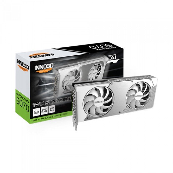 INNO3D 지포스 RTX 5070 OC D7 12GB TWIN X2 WHITE SM