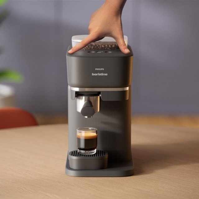 필립스 바리스티나 에스프레소 커피머신 블랙 BAR-300_60
