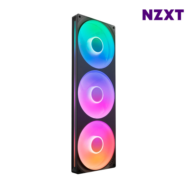 NZXT F420 RGB CORE 블랙 쿨링팬 시스템팬 
