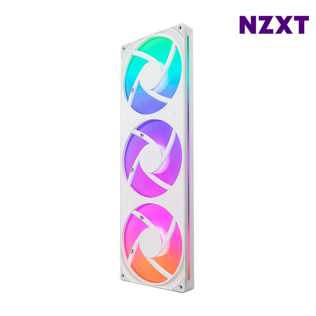 NZXT F420 RGB CORE 화이트 쿨링팬 시스템팬 