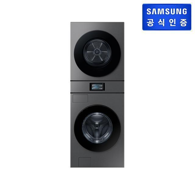 비스포크 그랑데AI 원바디 Top-Fit 25kg+22kg WH90F2522AAHS (다크스틸)