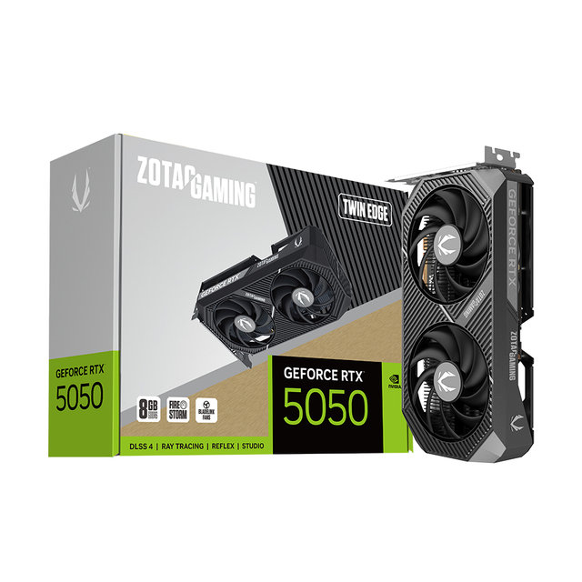 ZOTAC GAMING 지포스 RTX 5050 TWIN EDGE 8GB GDDR6 그래픽카드
