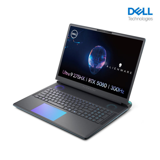 [신제품/재고보유] Dell 18형 에일리언웨어 게이밍 노트북 DAA18250-WP02KR (예판/Ultra9/300Hz/RTX5080/32GB/2TB/Win11Pro/1년/크리에이터/고사양게임)