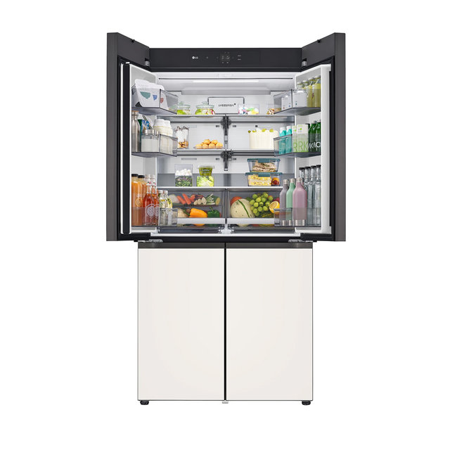 디오스 AI 오브제컬렉션 4도어 냉장고 Fit & Max M616GBB0J1.AKOR [609L,베이지]