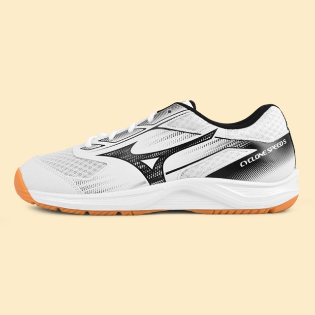 미즈노 배드민턴화 체대입시화 사이클론 스피드 5 화이트 블