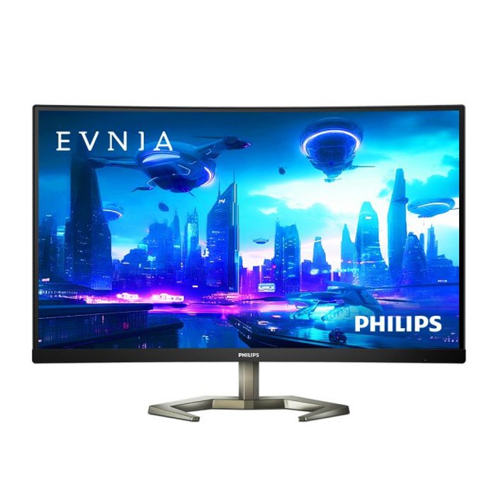 [중고] 필립스전자(모니터) 중급 필립스 에브니아 27M1C5500VL QHD 165 프리싱크 HDR 게이밍 무결점 커브드 모니터