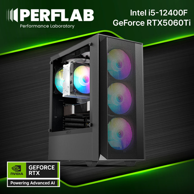 인텔 i5-12400F RTX 5060Ti 8GB 16GB 500GB 게이밍 컴퓨터 데스크탑 조립 PC