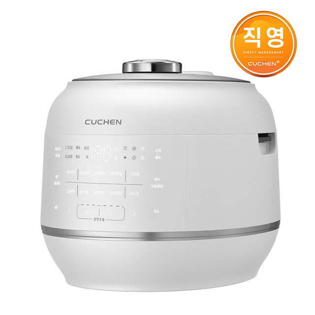 쿠첸 121+ 6인용 올스텐 IH전기압력밥솥 화이트 CRT-RPS0691W