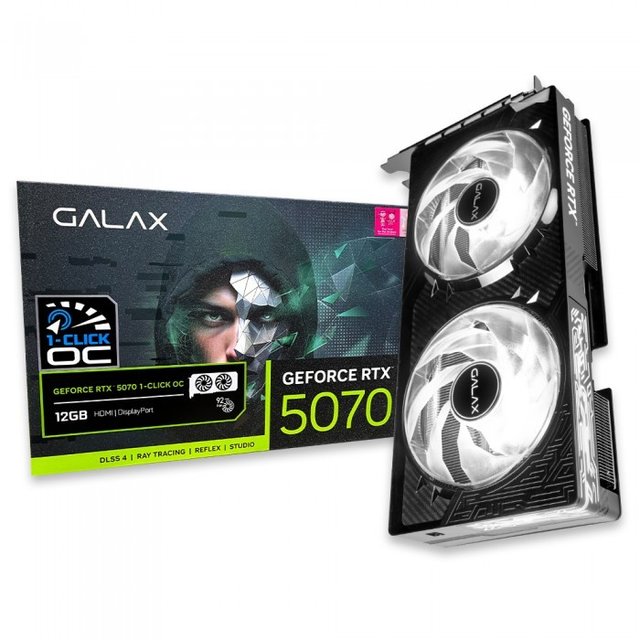 갤럭시 GALAX 지포스 RTX 5070 BLACK OC D7 12GB_SM