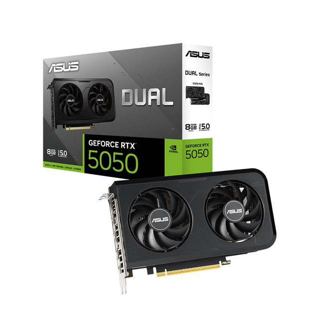 ASUS DUAL 지포스 RTX 5050 O8G OC D7 8GB 인텍앤컴퍼니
