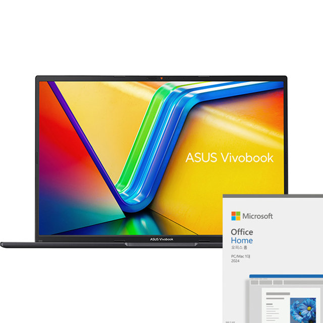[오피스 2024] ASUS Vivobook 16 A-M1605YA-R7525T AMD Ryzen™ 5 7430U 8GB 512GB AMD Radeon WIN11 인디블랙