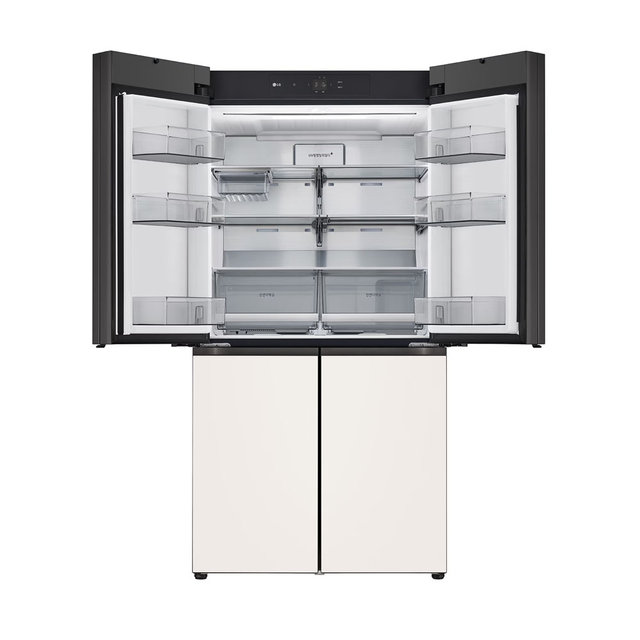 LG 디오스 AI 오브제컬렉션 더블매직스페이스 4도어 냉장고 M876GBB232.AKOR [871L,베이지] 