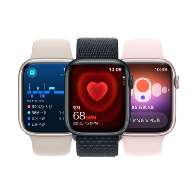 [상급 / 울산점] (데모)애플워치9/GPS/41mm/핑크/스포츠SM/라이트핑크 3M585KH/A