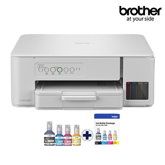 브라더 DCP-T436W 무한잉크복합기 기본잉크+BTD100BKCL(4색세트)