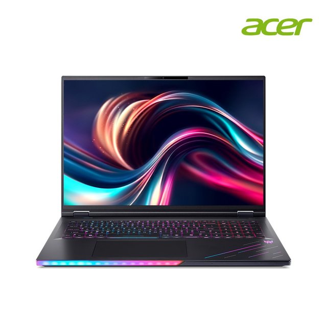 에이서 헬리오스 18 PH18-73-92N3 게이밍 노트북(Ultra 9 275HX 32GB 1TB RTX 5090 250Hz Win11)