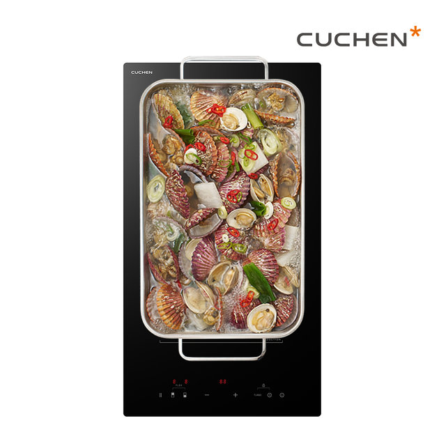 [전국설치] 쿠첸 빌트인 2구 인덕션 전기레인지 CIR-CB23TOB1 플렉스존 3,400W HM