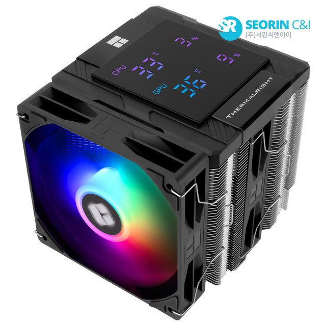 [서린공식] Thermalright Peerless Assassin 120 Digital ARGB 서린 (블랙)
