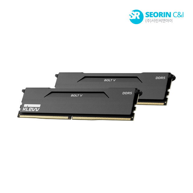 [서린공식] 에센코어 클레브 DDR5-6000 CL30 BOLT V 블랙 패키지 서린 (64GB(32Gx2)