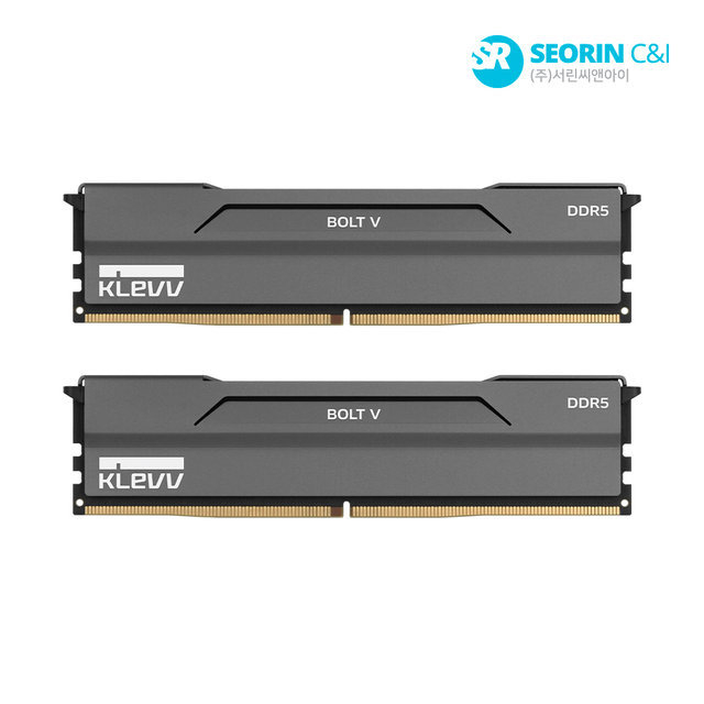 [서린공식] 에센코어 클레브 DDR5-6000 CL30 BOLT V 블랙 패키지 서린 (64GB(32Gx2)