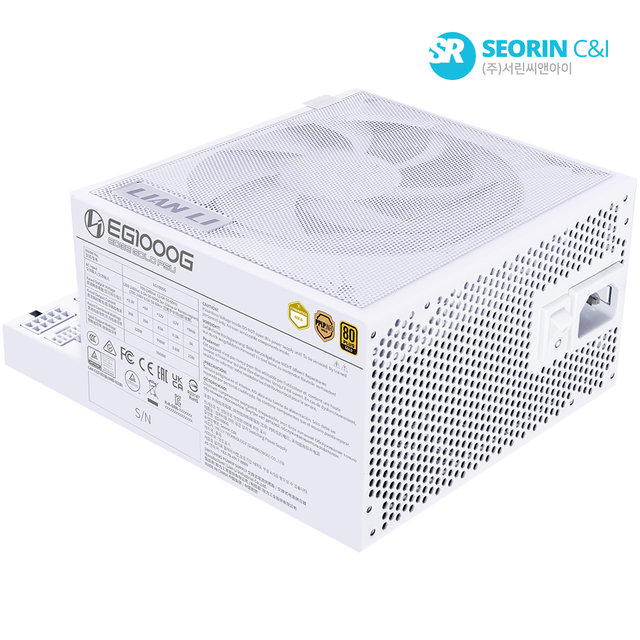 [서린공식] LIAN LI EDGE GOLD 1000 화이트 (HUB포함)