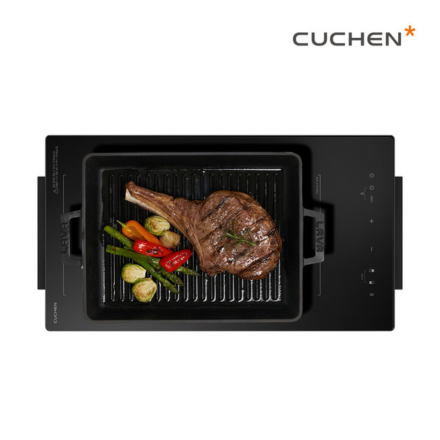 쿠첸 2구 플렉스존 인덕션 스탠드 전기레인지 CIR-CB23TOB1 3,400W HM