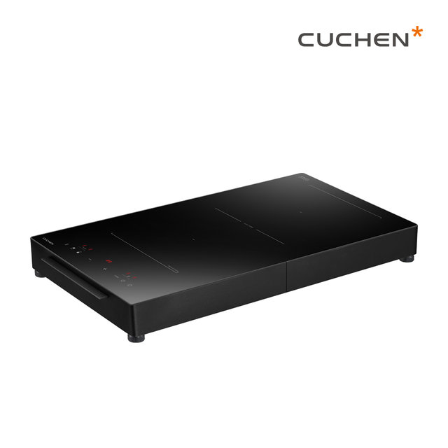 쿠첸 2구 플렉스존 인덕션 스탠드 전기레인지 CIR-CB23TOB1 3,400W HM