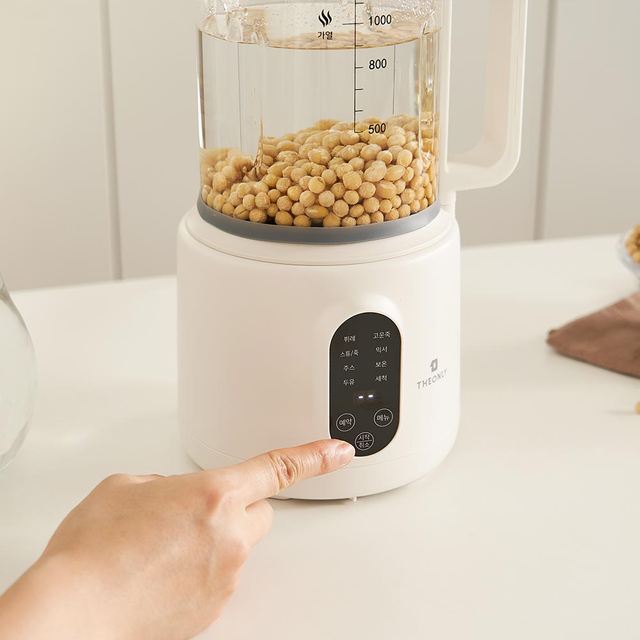 디온리 눌어붙지 않는 글라스 두유제조기 1500ml 죽 이유식 자동세척 NRS326CW