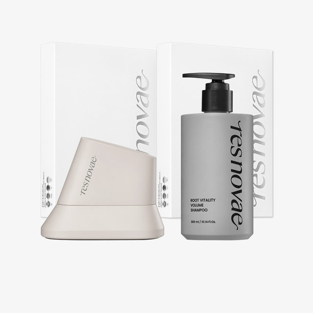 [패키지] 레스노베 하이퍼샷 (베이지)+볼륨 샴푸 300ml 1개+스킨 부스팅 마스크 5매입 2개