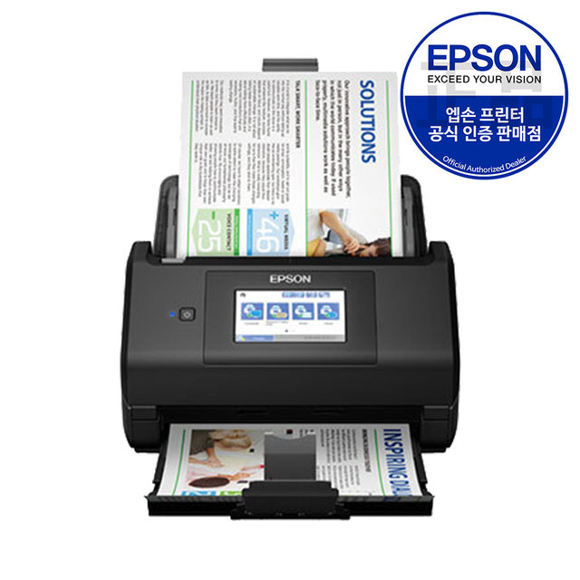엡손 정품 ES-580W 고속 양면스캐너 문서 카드 신분증 북스캐너