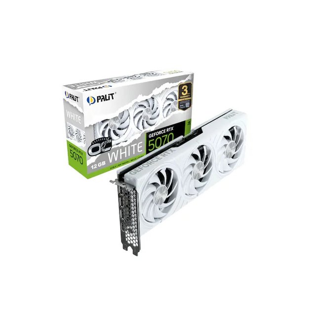 [이엠텍 공식] PALIT 지포스 RTX 5070 WHITE OC D7 12GB 이엠텍