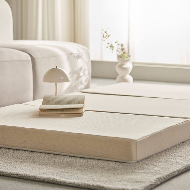 [비밀특가] 바스포르 머쉬 3단 접이식 메모리폼 매트리스 수면 바닥 토퍼 11cm SS