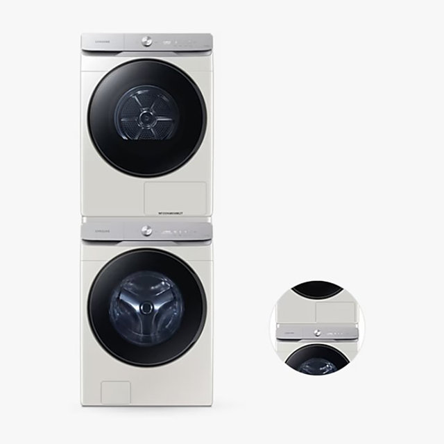 [2주이상소요]_AI 21+21kg 세탁기+건조기 WF21DG6650BE2T(WF21DG6650BE+DV21DG8600BE)