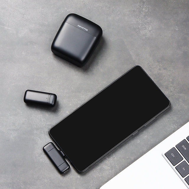 스마텍 휴대용 무선 마이크 강의용 방송용 유투브 핸드폰 핀마이크 STMC-P01