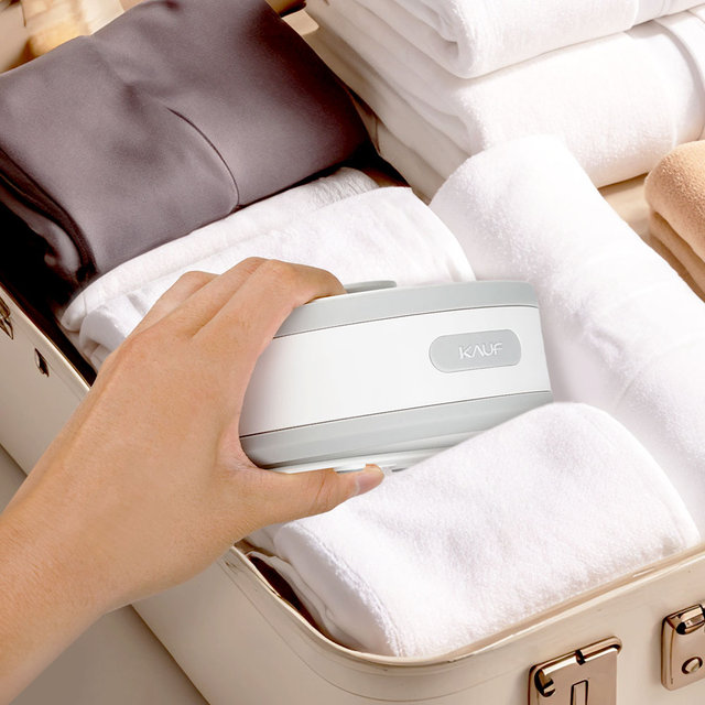 [카프] [본사]  휴대용 스텐304 실리콘 접이식 온수포트 I 편리한 손잡이 KF-PEO1