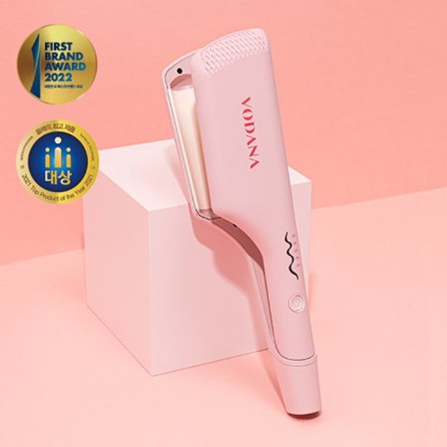 [최상급 / 분평점] 보다나 트리플 플로우 물결고데기 32mm 핑크바닐라(물결펌) VC (J)VC20MPB_OFF