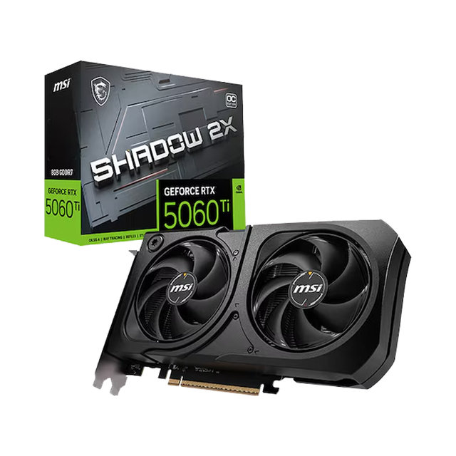 MSI 지포스 RTX 5060 Ti 쉐도우 2X OC 플러스 D7 16GB/