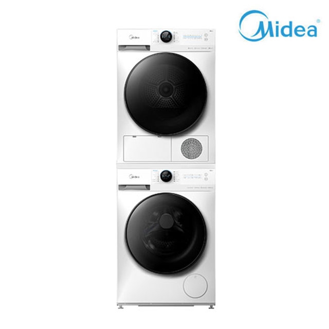 마이디어 12kg+10kg 드럼세탁기/건조기 세트 MF200W120B_WW_BASIC (서랍형X)