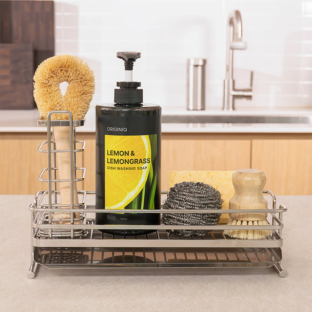 오리지니크 스텐 압연 싱크캐디 수세미 건조대 주방 거치대