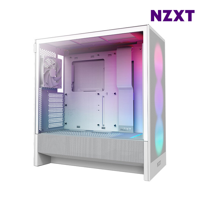 NZXT H5 FLOW RGB V2 화이트 PC케이스 미들타워케이스
