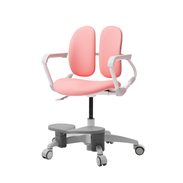 [비밀특가] 듀오백 밀키 초등학생 어린이 의자(발받침+일반캐스터)